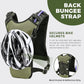 USA Original Patent Running Hydration Vest Backpack, Lightweight Chest Pack with 2.0L Water Bladder Bag Daypack for Hiking Running Cycling Race Marathon for Women Men