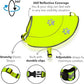 Dog Reflective Vest - Comfortable Jacket Safety Hunting, High Visibility for Dogs with Elastic Straps and Clasp Closure- Yellow, X-Small