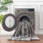 Cozy Bliss Faux Fur Throw Blanket for Couch - Soft Checkered Fuzzy Cozy Throw Gift Blankets for Women,Grey Blanket for Sofa Bedroom Living Room.(60 * 80 Inches,Grey)