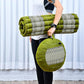 Leewadee Zabuton Seating Cushion – Square Floor Seat for Meditation Exercises, Light Yoga Mat Filled with Kapok
