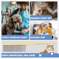 Grooming Pet Comb Rat Tail Dematting Cat and Dog Comb，Rounded Ends Design for Safe Tangle Removal, Hairstyling, Massage，Loose Hair Removal，Prevent Irritation，Fluffing Paws,Face,Tail,Remove Tear Stain