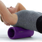MICRODRY Deluxe Fitness Foam Back Roller for Muscle Relief, Roller for Yoga, Stretching, Deep Tissue Firm Massage & Trigger Point Release, Exercise Workout at Home or Gym, 13x5.3, Purple