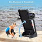 Pro Runner X Treadmill - Heavy Duty Home Construction - FreeSync FTMS Bluetooth Connectivity - Low 6.5" Step-up Height - Foldable Compact Storage - Orthopedic Belt - 350 lb Capacity