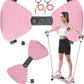 renZEC Waist Twister Machine, Adjustable Exercise Twist Board for Women Men, Noiseless Ab Twister for Home Gym Equipment, 330 lbs Capacity | Track Time, Reps, Calories with Digital Display