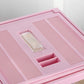 crapelles Reptile Tank Color Pink Spider Terrarium Container Tarantula Box Cage Gecko Habitat Insect Enclosure Frog Carrier Tortoise Snail Container Fish Bowl Hermit Crab House Cricket Breeding Box