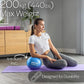 9 Inch Anti Burst Pilates Ball - Mini Exercise Ball for Yoga, Barre, Stretching and Core Stability Workout