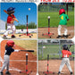 Baseball Tee for Kids,Batting Tee,Softball Tee,tee Stand, Youth Hitting Tee,Teeball Tee,Travel Tee,Easy Adjustable Height 20.5-30.2inch