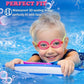Aegend 2 Pack Kids Goggles, Swimming Goggles for Kids Age 4-16 Boys and Girls Youth, Anti-Fog Waterproof Anti-UV Pool Goggles