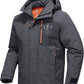Men's Winter Jacket Waterproof Ski Snow Coat Windproof Snowboard Hooded Raincoats with Warm Graphene lining