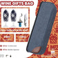 ALLCAMP Wine Bag - Insulated Cooler Bag with Wine Glasses, Bottle Opener & Wine Accessories for Wine Lovers - Portable Wine Gift Bag for Travel, Picnics, and Gift Ideas(Blue)