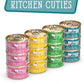 Weruva Cats in The Kitchen, Kitchen Cuties Variety Pack, Wet Cat Food, 3.2oz Can (Pack of 12)