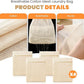 4Pcs Cotton Mesh Laundry Bags for Delicates,Breathable Mesh Garment Bag for Washing Machine,Travel Wash Bags with Zipper for Bras,Underwear,Socks,Baby Clothes,Laundry Dorm Room Essentials(S)