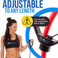 DYNAPRO Exercise Resistance Bands, Adjustable Length, Comfort Handles, Professional Quality, Anti-Snap. Great for Workouts, Physical Therapy, Yoga