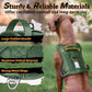 rabbitgoo Dog Harness for Large Dogs No Pull, Tactical Service Pet Vest with Molle and Control Handle, Adjustable and Reflective Military Harness for Easy Walking and Training, Green, XL