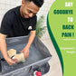 Elevated Dog Bathtub, Portable Dog Washing Station for Home with Towel Bar & Storage, Folding Pet Bath Tub for Small & Medium Dogs