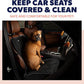 Active Pets Dog Car Seat Cover, Waterproof Front Seat Protector for SUV Truck Sedan, Pet Safety Travel Comfort System with Universal Fit, Black