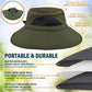 EINSKEY Wide Brim Sun Hat, UPF 50+ UV Protection Waterproof Packable Bucket Hat for Men & Women, Fishing Hiking Beach Garden