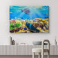 wall26 Canvas Print Wall Art Sunlight Ocean Sea Coral Reef Anemone Fish Nature Animals Photography Realism Rustic Scenic Landscape Wilderness Earth for Living Room, Bedroom, Office - 24"x36"