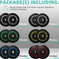 Olympic Bumper Plates Set, 2" Weight Plates for Strength Training & Weightlifting, Paris or Set or Set with Barbell, Multiple Options