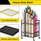 Blueprint Storage Rack, Blueprint Holder with Wheels, Used for Storing Blueprint/Carpet/Map/Poster/Architectural Construction Plan, 20 Slots(3.2" x 3.2"), Silent wheel for Home, Office, School(Black)