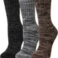 Merino Wool Boot Socks Thermal Winter Ski Thick Warm Hiking Socks for Women Men 3 Pairs