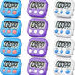 12 Pack Digital Kitchen Timer Magnetic Digital Timer with Big Display Loud Ring Cooking Timers for Kitchen Electronic Timer for Cooking, Bathing, Gym, Break Time, Classroom(12,White,Blue,Purple)