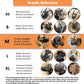 BARKLESS Dog Muzzle, Basket Muzzle for Biting, Chewing and Scavenging, Humane Cage Mouth Cover, Perfect for Grooming and Training Small, Medium, Large Aggressive Reactive Dogs (M, Brown)
