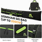 Ski Bag and Boot Bag Combo,Padded Ski Bag Set for Air Travel,Snow Ski Bags for Adults,Water- resistant Ski Boot Bag Fits for Skis Up to 200 CM and Boots Up To Size US13