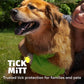 Green Tick Removal Glove: Gently Remove Ticks from Humans & Pets - Chemical-Free, Durable, Portable, Easy to Use Tick Management Tool for Outdoor Adventures & Everyday Use