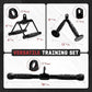 Yes4All Tricep Press Down Cable Machine Attachment Set, LAT Pulldown Attachment, Cable Machine Accessories for Home Gym