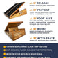 BAM's Adjustable Slant Board for Calf Stretching | Wide Slant Board for Squats & Calf Stretch | Professional Incline Board Calf Stretcher for Fitness & Physical Therapy (Plantar Fasciitis & Achilles)