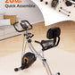 YOSUDA Folding Exercise Bike - Foldable Stationary Bike for Home Gym Workout