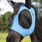 Harrison Howard Horse Fly Mask with Forelock Opening Stretch Breathable and Comfortable for Horses UV -Protection Ice Blue M