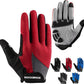 ROCKBROS Cycling Gloves for Men Women - Breathable Gel Pad Road Mountain Bike Gloves - Touch Screen Anti-Slip MTB Gloves for Cycling Workout Outdoor Sports