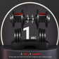 Yaheetech Adjustable Dumbbell Set 28/40/52.5/90LBS Adjustable Dumbbells Fast Adjust Dumbbell Weight Set with Anti-Slip Handle and Tray for Men/Women Home Gym Strength Training Equipment Single/Pair
