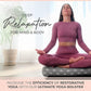 GAYO Yoga Bolster for Restorative Yoga - 100% Cotton, Includes Washable Cover and Carry Bag
