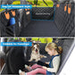 URPOWER Back Seat Extender for Dogs - Hard Bottom Dog Car Seat Cover Holds 400 lbs, Waterproof Dog Hammock Dogs Bed for Cars, SUVs & Small Trucks, Pet Backseat Protector with Mesh Window & Large Space