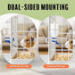 Choco Nose Patented No-Drip Water Bottle/Feeder for Guinea Pigs/Hamsters/Bunnies/Ferrets/Other Small Pets, Critters and Animals - for Cages, Crates or Wall Mount. 10.2oz. Nozzle 10mm, Blue (C128)