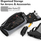 SUNYA X510 Field & Competition Hip Arrow Quiver | 3-Slot Noise-Free Archery Quiver with Sturdy Storage System (42x18cm)