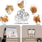 Cat Clippers for Matted Hair, Cat Grooming Kit, Cordless Cat Shaver for Long Hair, Low Noise Paw Trimmer, Cat Hair Trimmer for Grooming,Quiet Pet Hair Clippers Tools for Cats Dogs (Gold)