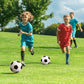 Soccer Ball Size 2 Size 3 Size 4 Size 5 with Pump - Single, 2 or 3 Pack - Official Size & Weight - Classic Indoor Outdoor Soccer Long-Lasting - Ideal Gift for Toddler Kids Boys Girls Youth Adult