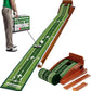 Putting Green Indoor Golf Putting Mat – Easy to Assemble with Automatic Ball Return, Wrinkle-Free Close to Real Green Speed, Suitable for Office, Recreation Room, Patio – Ideal Gift