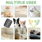 1 PCS Pet Hair Removal Glove w/ 2PCS Pet Combs,Electrostatic Gloves for Cats&Dogs Flea Comb,Dog Comb,Cat Comb,Brush for Shedding,Reusable Animal Fur Removal Tool for Couch,Furniture,Carpet,Curtain