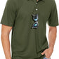 MAGCOMSEN Men's Polo Shirts 3 Buttons Casual Work T Shirts Quick Dry Short Sleeve Golf Shirt Pique Jersey Outdoor Performance