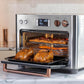 Café Couture Oven with 14 essential cooking modes, including Air Fry, CrispFinish, Bake, Broil, Roast, Toast, Pizza, WiFi & Smart Connected, Voice Control, Countertop Small Appliances, Steel Silver
