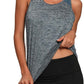 Aeuui Womens Workout Tops for Women Racerback Tank Tops Mesh Yoga Shirts Athletic Running Tank Tops Sleeveless Gym Clothes