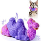 Tough Dog Toys for Aggressive Chewers, Durable Indestructible Nylon Dog Chew Toys for Large Medium Small Breeds, Squeaky Chew Toy for Puppy Teething, Interactive Dogs Toy Keep Them Busy (Wood Flavor)