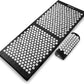ProsourceFit Acupressure Mat and Pillow Set for Back/Neck Pain Relief and Muscle Relaxation, Large - Gray/Gray