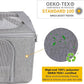 Large Cat Carrier Soft Side Pet Carrier for Kitten Puppy Collapsible Travel Small Dog Carrier, TSA Airline Approved Pet Carriers for Under 20 lbs, Gray