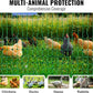 VEVOR Electric Poultry Netting, 48" H x 168' L, PE Net Fencing Kit with Posts & Double-Spiked Stakes, Utility Portable Mesh for Chickens, Ducks, Geese, Rabbits, Used in Backyards, Farms, and Ranches